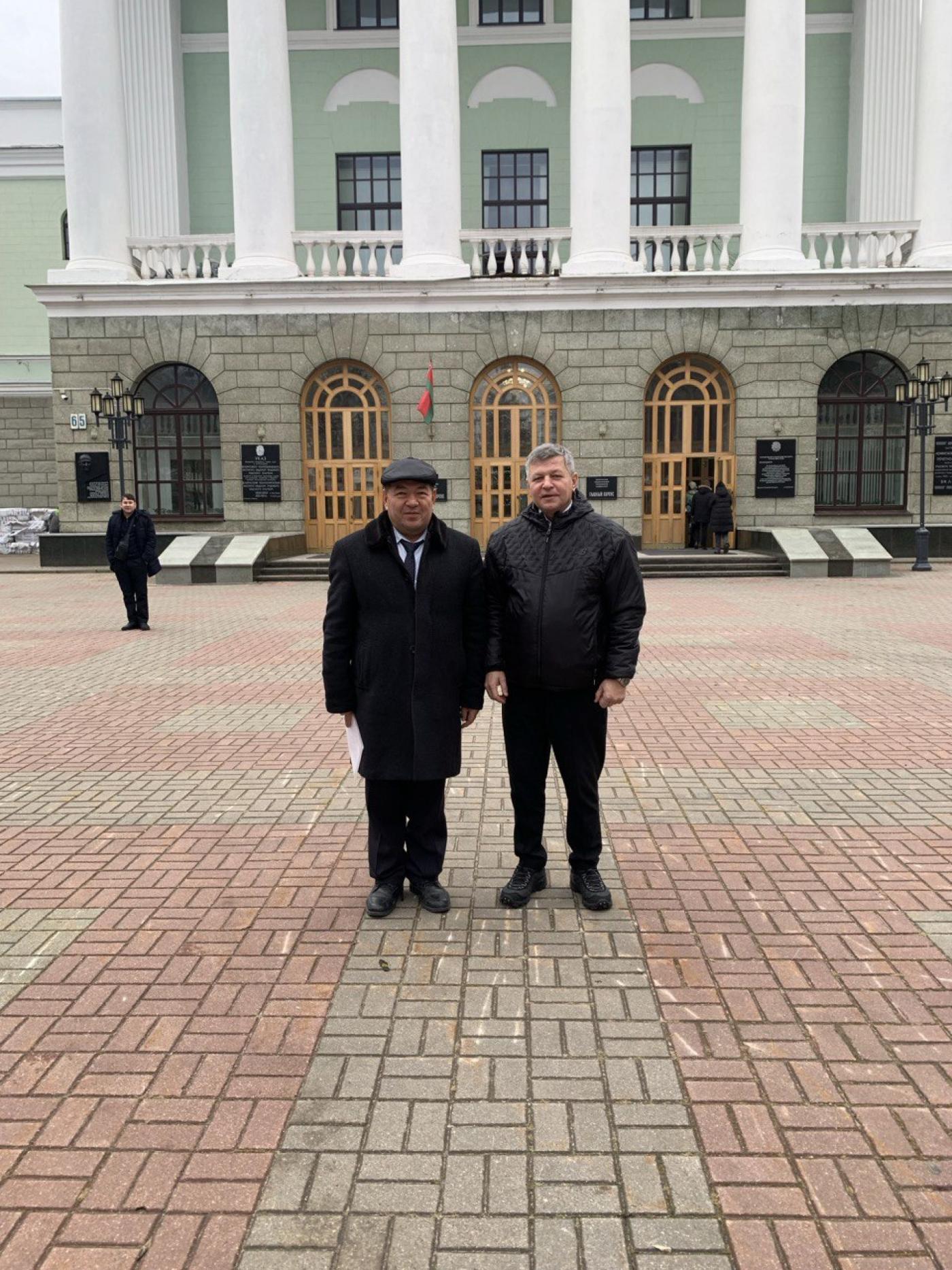 О приеме в БНТУ профессора М. М. Файзиева